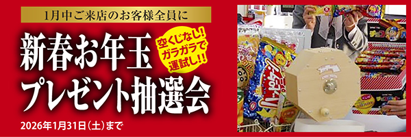 新春お年玉プレゼント抽選会