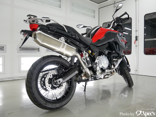 BMW F850GS バイクコーティング栃木県