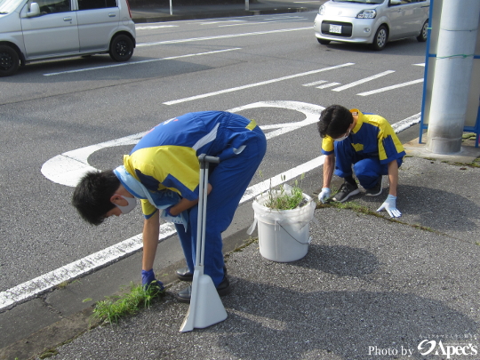 清掃活動栃木県カーコーティング専門店