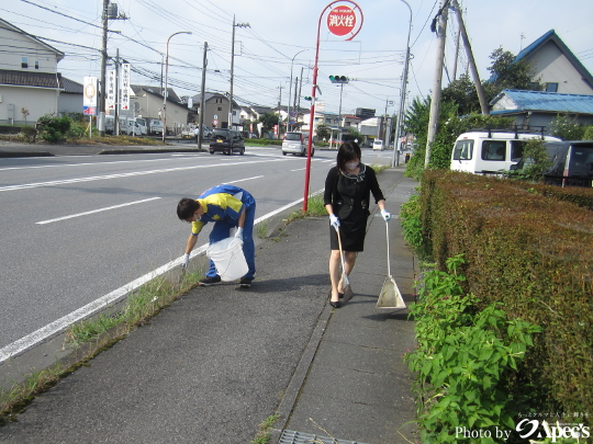 清掃活動栃木県カーコーティング専門店