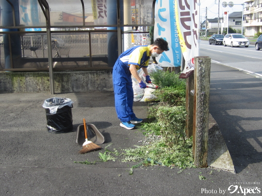 清掃活動栃木県カーコーティング専門店