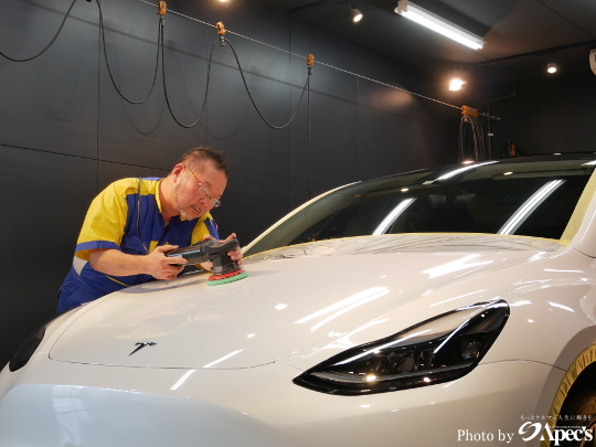 テスラモデルY栃木県カーコーティング専門店