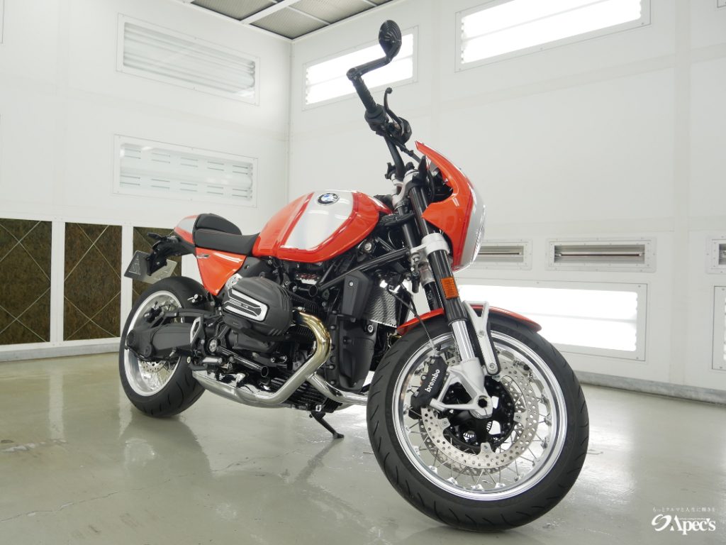 BMWR12S　バイクコーティング完了
