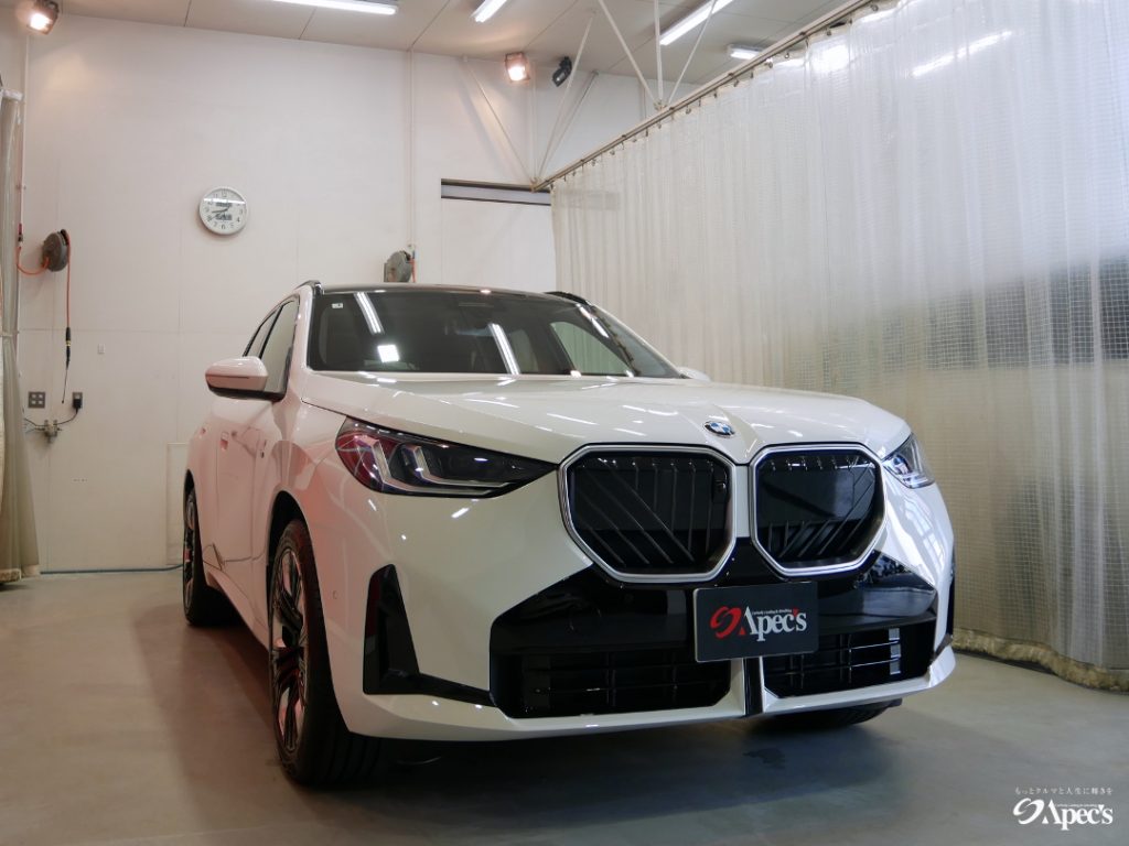 BMWX3　ミネラルホワイト　カーコーティング完了