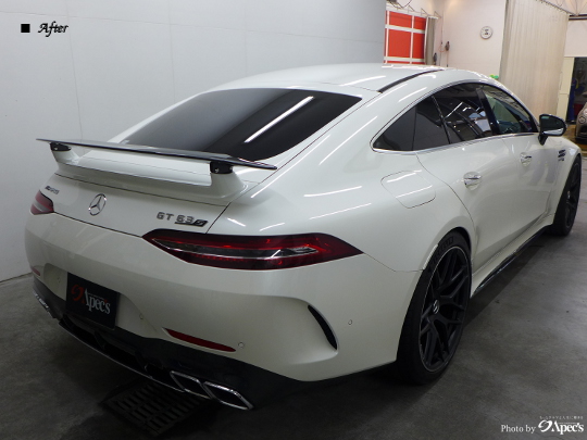 メルセデスベンツAMG　GT63S4ドアクーペ　断熱性カーフィルム施工