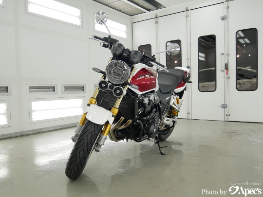 バイクハヤブサ ペイントプロテクションフィルム完了