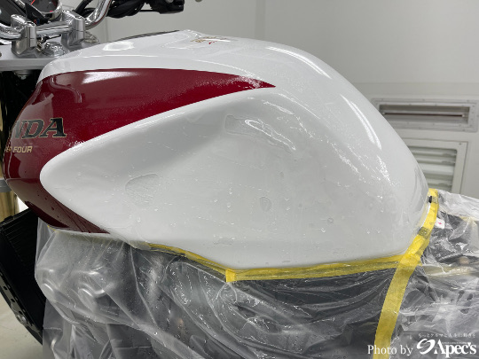 バイクハヤブサ ペイントプロテクションフィルム完了