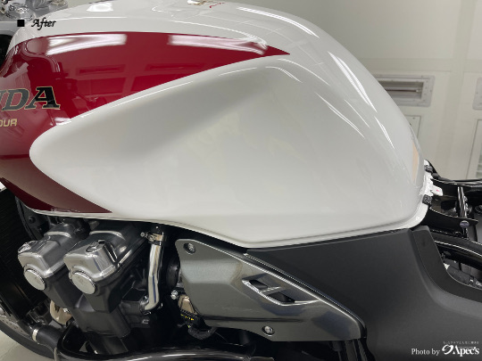 バイクハヤブサ ペイントプロテクションフィルム完了
