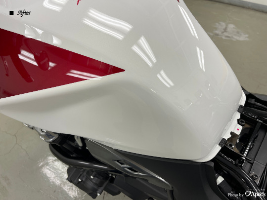 バイクハヤブサ ペイントプロテクションフィルム完了