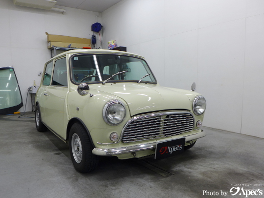 ローバーMINI　断熱性カーフィルム施工