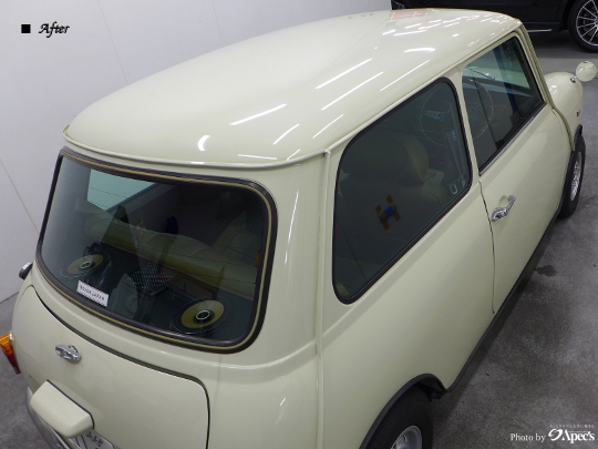 ローバーMINI　断熱性カーフィルム施工
