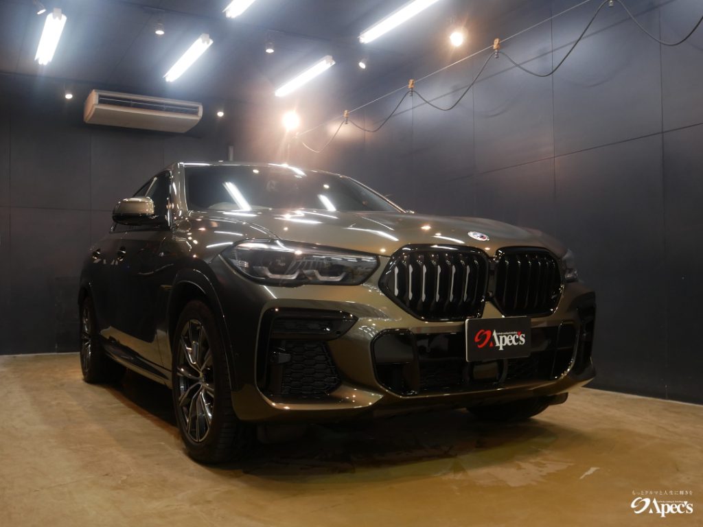 BMW X6　カーコーティング完了