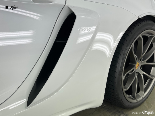 ポルシェ７１８ケイマンGT-4　プロテクションフィルム施工