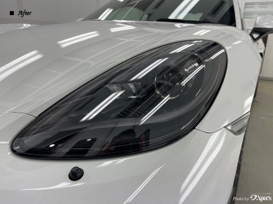ポルシェ７１８ケイマンGT-4　プロテクションフィルム施工