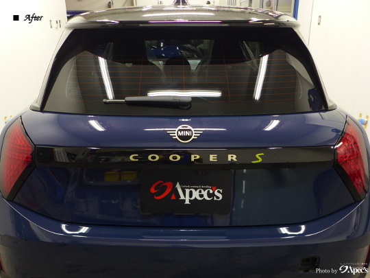 MINICOOPERS　断熱性カーフィルム施工