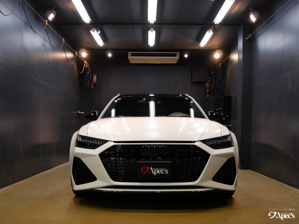 アウディRS6アバント　カーコーティング完了