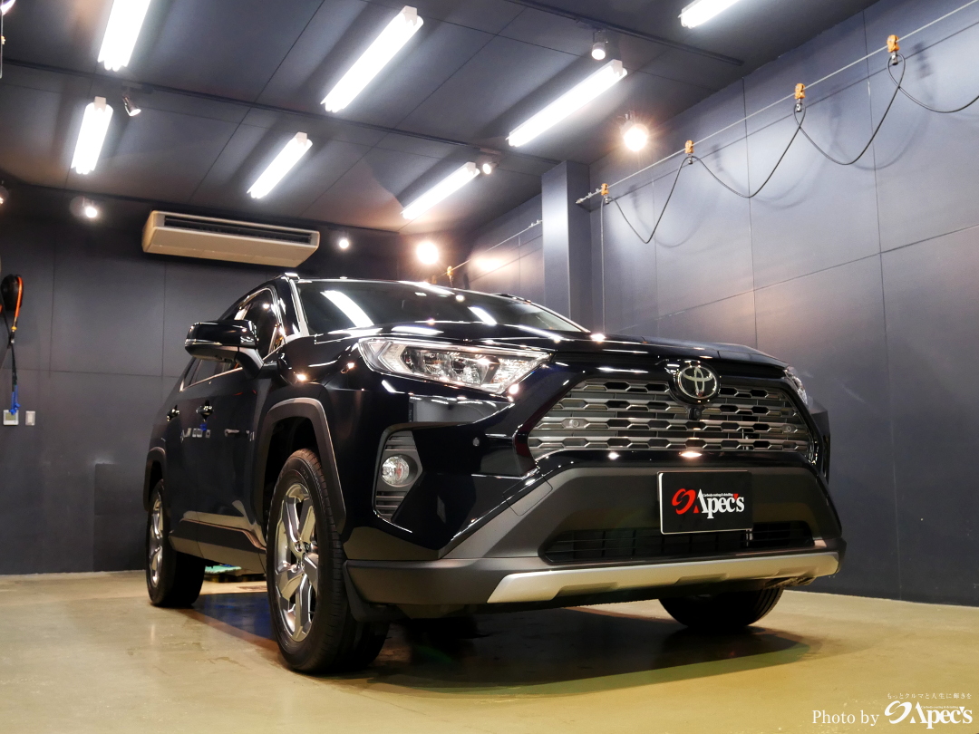 HYOGO PAINT AXAH トヨタ RAV4 PHV クリアブラック リアエンブレム