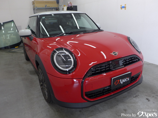 MINI　COOPER(F66）北関東栃木県群馬県茨城県埼玉県福島県輸入車近くのカーコーティングプロショップ バイクコーティングプロショップ ペイントプロテクションフィルムプロショップ 近くのヘッドライト磨き近くのカーフィルムプロショップ