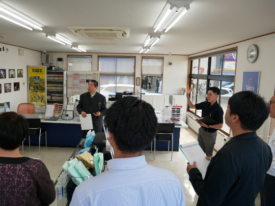 6SS近くの朝礼見学会朝活人本主義経営北関東栃木県群馬県茨城県埼玉県福島県輸入車カーコーティング専門店